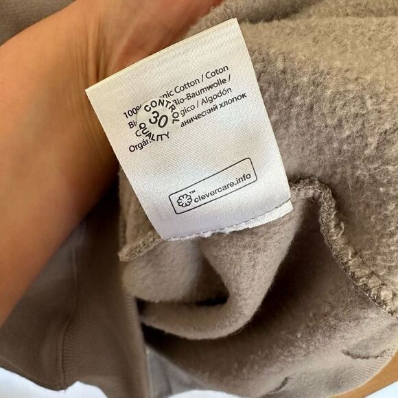 ROTATE BIRGER CHRISTENSEN grey Iris “ROTATE Sunday” oversized crewneck sweatshir - Picture 8 of 11